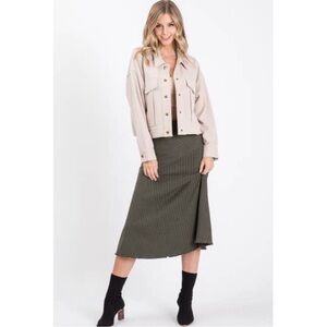 Taupe Trucker Jacket